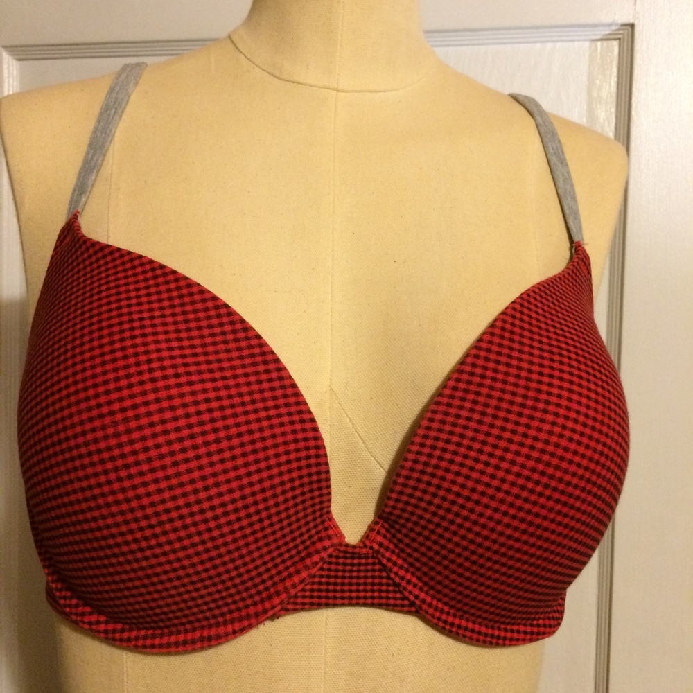 Victoria's Secret Plunge Push Up Bra 36D Buffalo - Picture 1 of 8